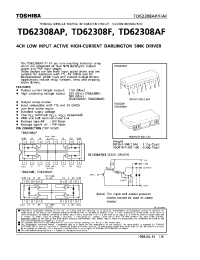 Datasheet TD62308F manufacturer Toshiba