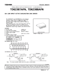 Datasheet TD62388AFN manufacturer Toshiba