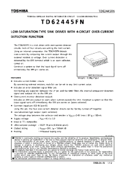 Datasheet TD62445FN manufacturer Toshiba