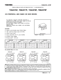 Datasheet TD62477P manufacturer Toshiba