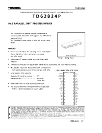Datasheet TD62824P manufacturer Toshiba