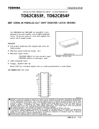 Datasheet TD62C853F manufacturer Toshiba
