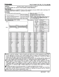 Datasheet THLY51N61C70 manufacturer Toshiba