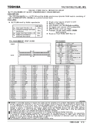 Datasheet THLY6416G1FG manufacturer Toshiba
