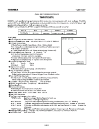 Datasheet TMP87C807 manufacturer Toshiba