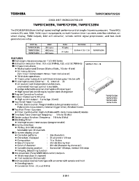 Datasheet TMP87CM39 manufacturer Toshiba