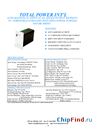 Datasheet HSU160-11 manufacturer Total Power