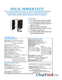 Datasheet HSU393-Q050DII manufacturer Total Power