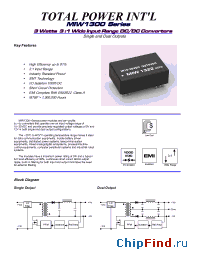 Datasheet MIW1300 manufacturer Total Power