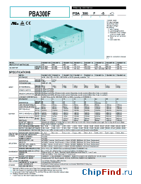 Datasheet PBA300F-24 manufacturer Total Power