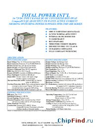 Datasheet TPDC250P-48B-490E manufacturer Total Power