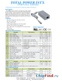 Datasheet TPMPU50-110 manufacturer Total Power