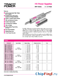 Datasheet MHV12-1.0K2000N manufacturer Traco