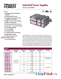 Datasheet TCL manufacturer Traco
