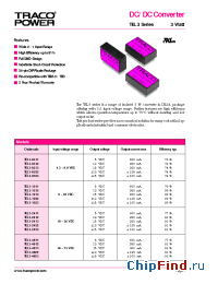 Datasheet TEL3-0522 manufacturer Traco