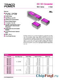 Datasheet TEN4-2421 manufacturer Traco