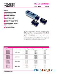 Datasheet TES2-0522 manufacturer Traco