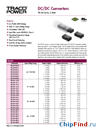 Datasheet TES2N-0521 manufacturer Traco