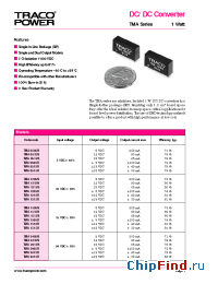 Datasheet TMA0505D manufacturer Traco