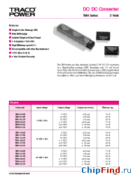 Datasheet TMH1205D manufacturer Traco