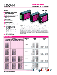 Datasheet TMS25105 manufacturer Traco