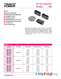 Datasheet TMV0512S manufacturer Traco