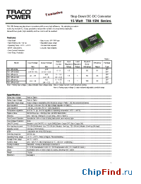 Datasheet TSI15N-0509 manufacturer Traco