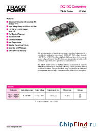Datasheet TSI-24-5.0S3R0F manufacturer Traco