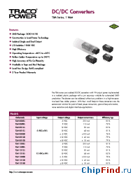 Datasheet TSM0509S manufacturer Traco