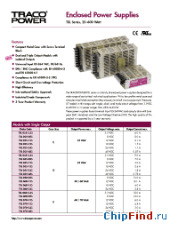 Datasheet TXL025-12S manufacturer Traco
