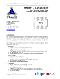 Datasheet TMC211 manufacturer Trinamic