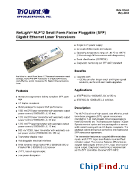 Datasheet NLP12-10-PA manufacturer TriQuint