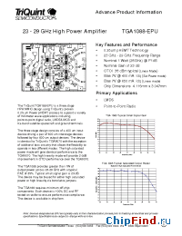 Datasheet TGA1088 manufacturer TriQuint