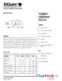 Datasheet TQ5M31K manufacturer TriQuint