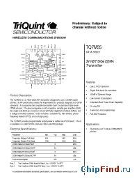 Datasheet TQ7M35 manufacturer TriQuint