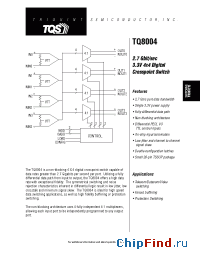 Datasheet TQ8004 manufacturer TriQuint