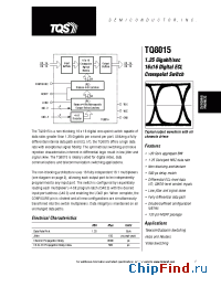Datasheet TQ8015-Q manufacturer TriQuint