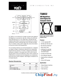 Datasheet TQ8032 manufacturer TriQuint