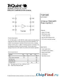 Datasheet TQ9132 manufacturer TriQuint
