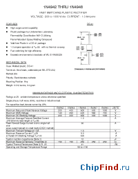Datasheet 1N4944 manufacturer Transys 