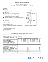 Datasheet 1N5391 manufacturer Transys 