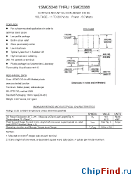 Datasheet 1SMC5348 manufacturer Transys 
