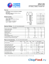 Datasheet 2N4126 manufacturer Transys 