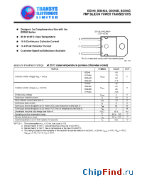 Datasheet BD246A manufacturer Transys 