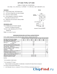 Datasheet CP1004 manufacturer Transys 