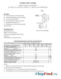 Datasheet CP800 manufacturer Transys 