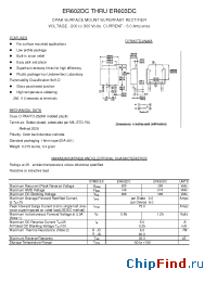 Datasheet ER603DC manufacturer Transys 