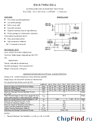 Datasheet ES1C manufacturer Transys 