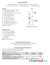 Datasheet P6KE160C manufacturer Transys 