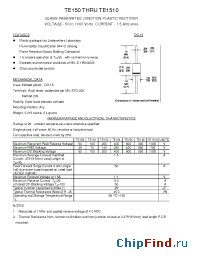 Datasheet TE154 manufacturer Transys 